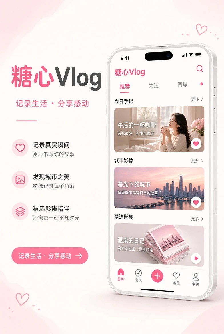 糖心Vlog APP相关画面